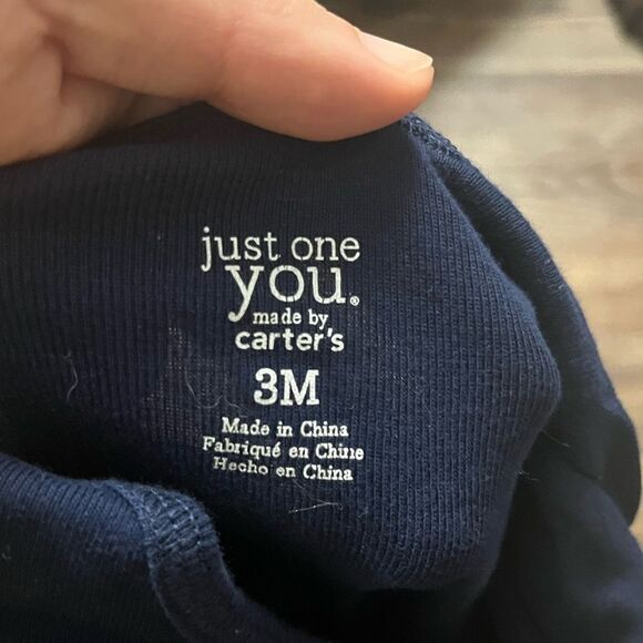 Carter’s Just One You It’s My First St. Patrick’s Day Blue Baby Boy Onesie - Picture 4 of 4